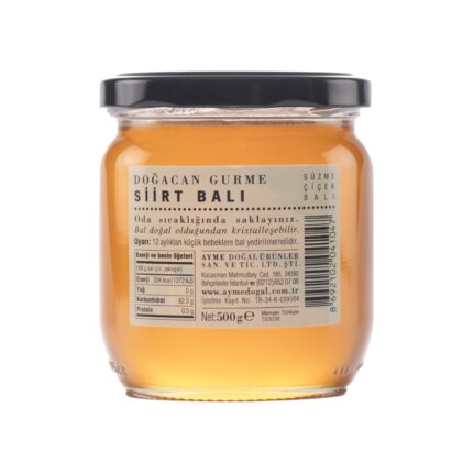 Doğacan Gurme Siirt Balı (500gr)